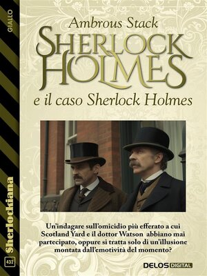 cover image of Sherlock Holmes e il caso Sherlock Holmes